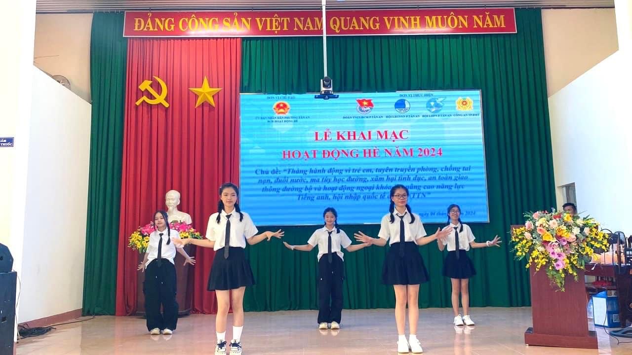 Tổ chức hội nghị tuyên truyền phổ biến biến giáo dục pháp luật và khai mạc hoạt động hè năm 2024 trên địa bàn phường Tân An