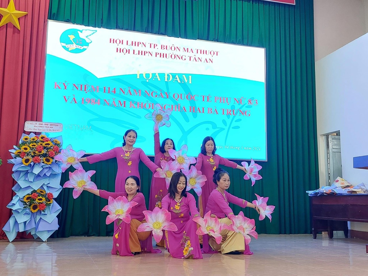 Hội LHPN phường Tân An tổ chức các hoạt động thiết thực chào mừng kỷ niệm 114 năm Ngày Quốc tế Phụ nữ 8/3 và 1984 năm khởi nghĩa Hai Bà Trưng